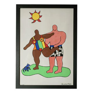 Niki De Saint Phalle, Beach, Lithograph For Sale