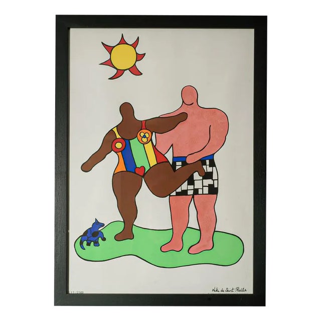 Niki De Saint Phalle, Beach, Lithograph For Sale