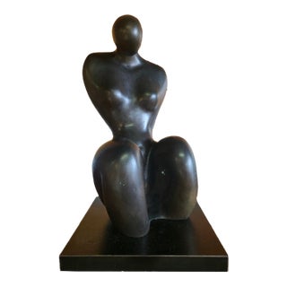 Bronze Female by Leon Bronstein-Signed For Sale