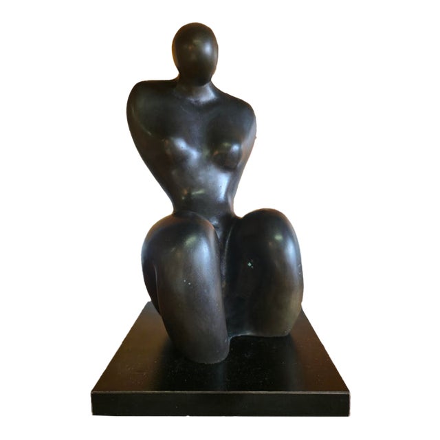 Bronze Female by Leon Bronstein-Signed For Sale