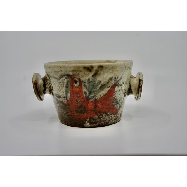 Brown Ceramic Trinket Tray by Gustave Raynaud for Vallauris, 1960 For Sale - Image 8 of 8