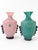 Glass Postmodern Scavo Glass Amphora Vases by Gambaro and Poggi, Murano, 1980s, Set of 2 For Sale - Image 7 of 7