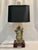 Vintage Tony Duquette Style Bespoke Parcel Gilt Guan Yu Table Lamp by Turtle & Crane -Newly Painted For Sale - Image 13 of 16