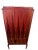 1980s Vintage French Curio China Cabinet Vitrine Demilune Lighted Locking Curved Glass For Sale - Image 5 of 13