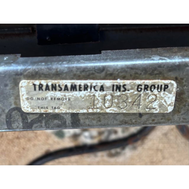 Metal Vintage Transamerica Insurance Group Office Chair by All-Steel Equipment Inc. For Sale - Image 7 of 8