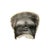 Mid-Century Modern Midcentury Ceramic Face Sculpture With Green Features For Sale - Image 3 of 6