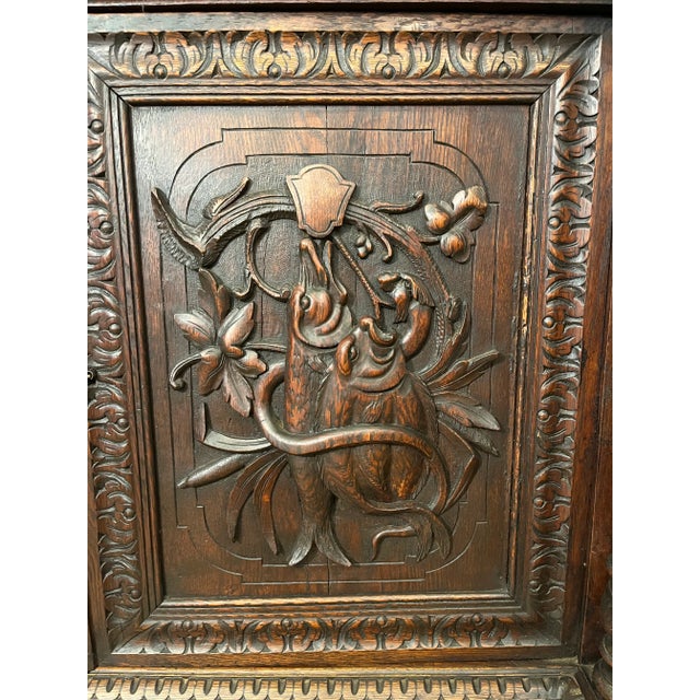 Black Forest Carved Bookcase For Sale In Boston - Image 6 of 18