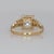 Metal 3Ct Lab Diamond Ring With Lab Diamond Accents: Solid 14k Gold, Asscher Cut 8mm, Size 6.75 For Sale - Image 7 of 8
