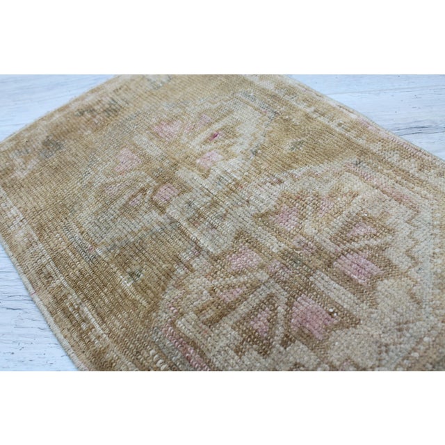 Vintage Turkish Rug - 17"x28.5" For Sale In Raleigh - Image 6 of 9