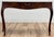 Italian Saber Leg Burlwood Console Table or Writing Desk For Sale - Image 4 of 17