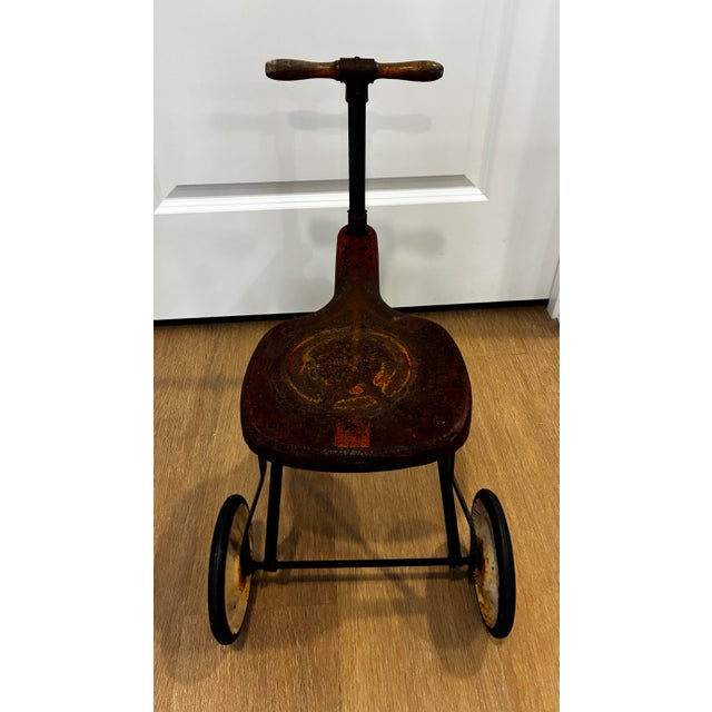 American 1930’s Billy Boy Tricycle Scooter Oakland Engineer Co For Sale - Image 3 of 12
