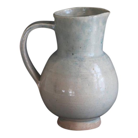 1926 Vintage Henry Varnum Poor Ceramic Pitcher For Sale