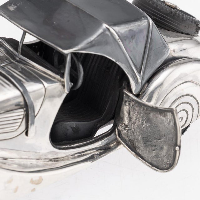 Vintage Silver BMW 328 Roadster Model Car, 1960s For Sale - Image 16 of 18