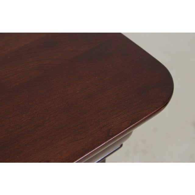Pair of Nichols & Stone Stickley Cherry 3 Drawer Nightstands For Sale - Image 9 of 16