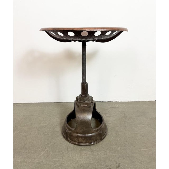 Vintage Industrial Swivel Chair, 1950s For Sale - Image 13 of 18