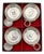 Vintage French Pewter Wine Tasting Cups from Les Etains du Manoir Paris, Set of 4 For Sale