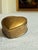 Vintage brass hinged keepsake box in a classic heart shape, finished with a beautifully aged patina that gives the surface...