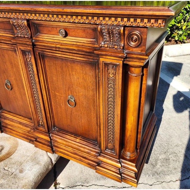 1980s 1980s Italian Tuscan Sideboard by Hickory Chair Furniture Company For Sale - Image 5 of 15