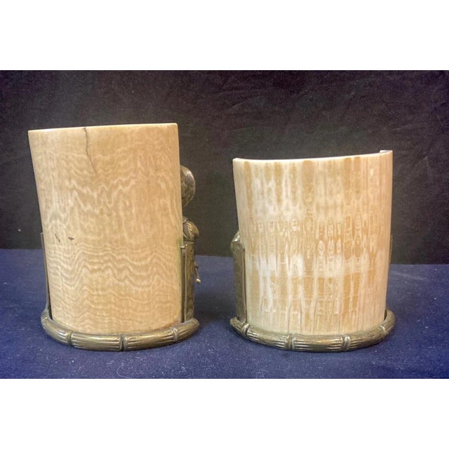 Metal 19th Century Victorian Kate Greenaway Card Holders - A Pair For Sale - Image 7 of 7