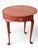Wood Baker Furniture Burled Walnut Queen Anne Flip Top Demilune Console Table For Sale - Image 7 of 11
