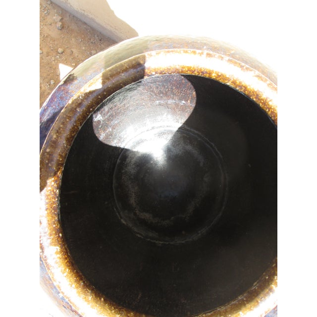 Large Antique South East Asian Wine Storage Martaban Jar For Sale - Image 11 of 12