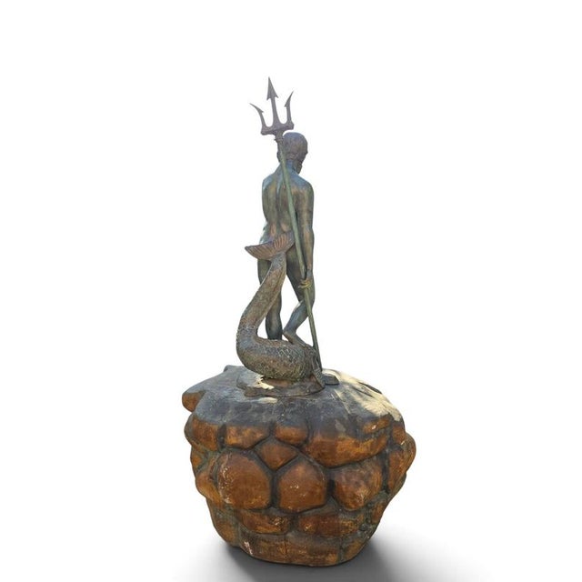 Metal Unknown, Neptune, 1970s, Bronze For Sale - Image 7 of 8