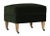 Forest Green Alcott Ottoman, Emerald Velvet For Sale - Image 8 of 8