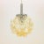 Mid-century modern pendant/ceiling light designed by helena tynell for limburg (germany, 1960s). The amber/champagne...