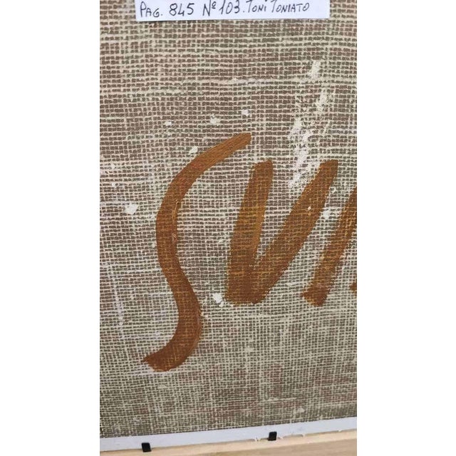 After Virgilio Guidi, Cosmic Architecture, 1967, Oil on Canvas Board, Framed For Sale - Image 8 of 18