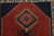 Red Yalameh Rug 3’4” X 4’10” Red Wool Vintage Tribal Hand-Knotted Carpet For Sale - Image 8 of 12