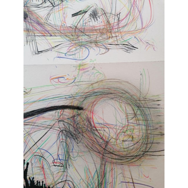 Stefano Mazzolini, Crocil, 2023, Pastel on Paper For Sale - Image 9 of 13