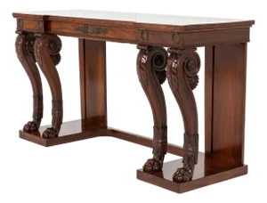 19th Century Regency English Mahogany Serving Table