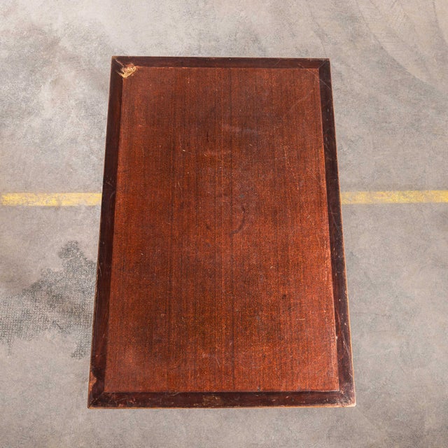 Metal French Intricate Relief Cast Base Table, 1920s For Sale - Image 7 of 9