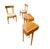 Biedermeier Cherrywood Chairs and Side Tables, Set of 4 For Sale - Image 12 of 18