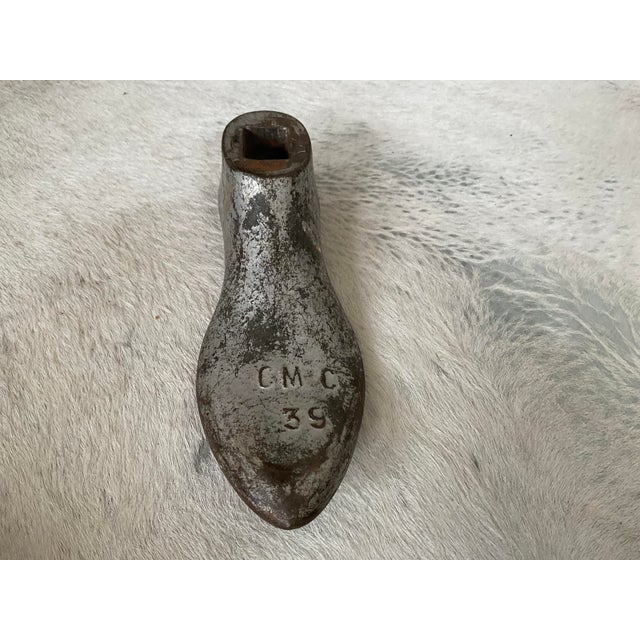 Early 20th Century Cast Iron Cobbler's Shoe Molds Set of 3 For Sale - Image 12 of 17