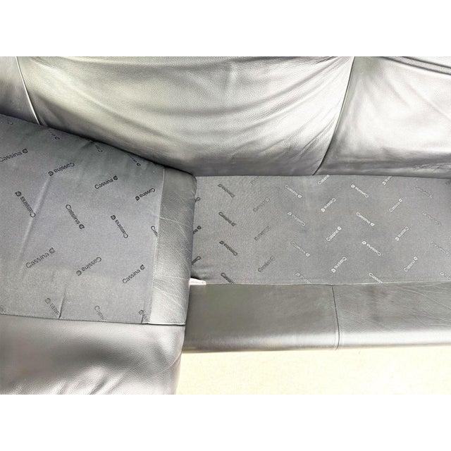 Maralunga 3-Seater Sofa by Vico Magistretti for Cassina For Sale - Image 9 of 11