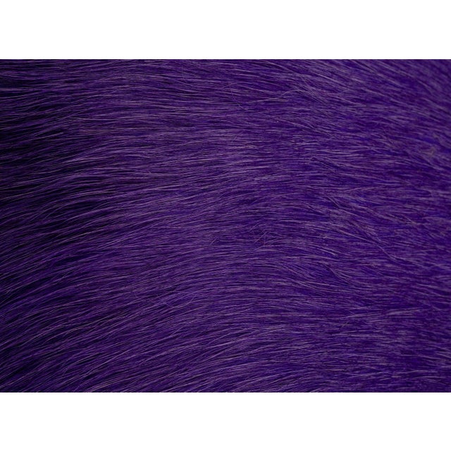 Canvello Genuine Cowhide Leather Decorative Throw Pillow With Feather Down Insert Included For Sale - Image 4 of 6