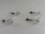 Pair of Vintage Clear Glass Bridge Drawer Pulls, 1930s–1940s Glass Cabinet Knobs== For Sale - Image 15 of 18