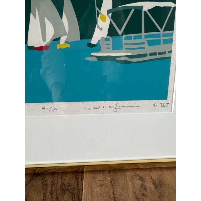 Signed Limited Edition Nautical Serigraphs, 1987 — Set of 2 For Sale - Image 10 of 12