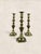 Late 19th Century Antique English Victorian Brass Candlesticks, Set of Three For Sale - Image 4 of 8