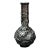 Chinese Art Dark Brown Peking Glass Overlay Bottle Neck Vase With Bird and Floral Design For Sale