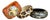 Vintage Wooden African Inspired Bangles - Set of 3 For Sale