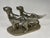 Pewter Statuette Depicting Dogs, 1960s For Sale - Image 4 of 10