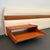 Mid-Century Modern Teak and Vinyl Headboard With Nightstands Attributed to Myers For Sale - Image 4 of 10