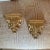 Sculpture Materials Gilded English Style Wall Brackets For Sale - Image 7 of 7