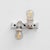 Clear Murano Glass Wall Sconces with Textured Relief, 2000s, Set of 2 For Sale - Image 9 of 10
