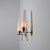 Large Vintage Italian Brass and Opaline Glass Wall Lights, 1950s, Set of 2 For Sale - Image 4 of 13