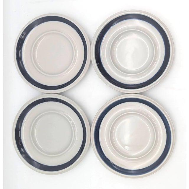 Mid 20th Century Vintage Arabia Finland Anemone Coffee Cups & Dessert Plates Designed by Ulla Procope, Set of 14 Pieces For Sale - Image 5 of 13
