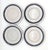 Mid 20th Century Vintage Arabia Finland Anemone Coffee Cups & Dessert Plates Designed by Ulla Procope, Set of 14 Pieces For Sale - Image 5 of 13