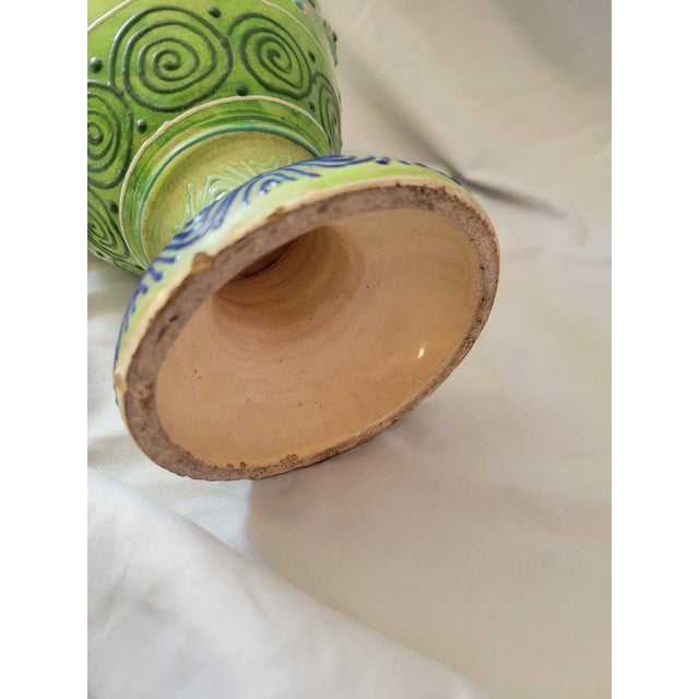 Antique Japanese Moriage Floral Vase For Sale - Image 9 of 11